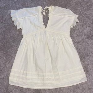 Off-white mini dress